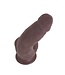 Kiotos COX Kiotos COX Bruine Realistische Dildo Met Zuignap 17,5 cm TPE Veilig