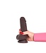 Kiotos COX Kiotos COX Realistische Bruine Dildo 18 cm Met Zuignap En Flexibel TPE