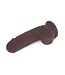 Kiotos COX Kiotos COX Realistische Bruine Dildo 18 cm Met Zuignap En Flexibel TPE