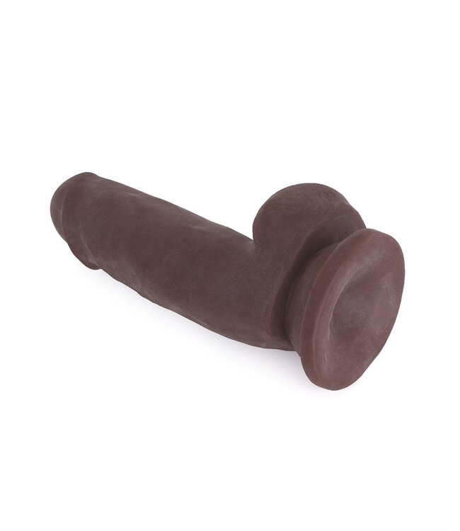 Kiotos COX Kiotos COX Realistische Bruine Dildo 18 cm Met Zuignap En Flexibel TPE