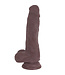 Kiotos COX Brown Realistic 18.5cm Dildo with Suction Cup - Flexible & Waterproof