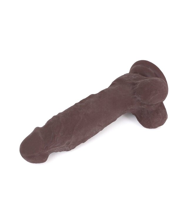 Kiotos COX Brown Realistic 18.5cm Dildo with Suction Cup - Flexible & Waterproof