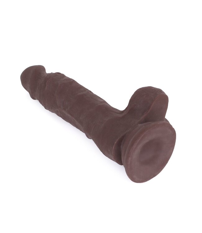 Kiotos COX Realistischer Kiotos Cox Dildo mit Saugnapf Braun 18,5 cm – flexibel und wasserdicht