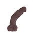 Kiotos COX Realistischer Kiotos Cox Dildo mit Saugnapf Braun 18,5 cm – flexibel und wasserdicht
