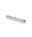 Kiotos Steel Dubbele Geribbelde Aluminiumlegering Dildo 19 cm Met Unieke Ballen