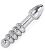 Kiotos Steel Dubbele Stalen Dildo Met Aluminiumlegering En 5 Ballen – 19 cm