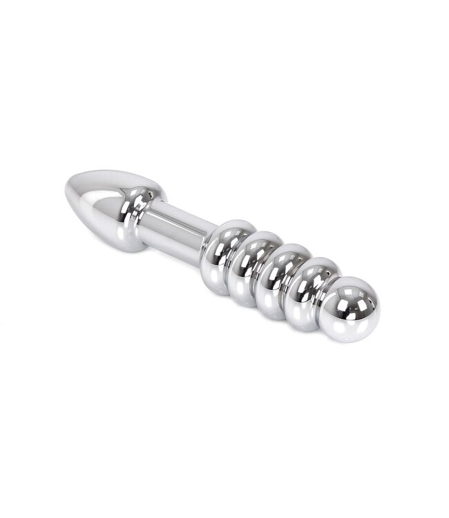 Kiotos Steel Elegant Double-Sided Steel Dildo - 19 cm Aluminium Alloy