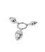 Kiotos Steel Kiotos Steel 3-in-1 Aluminium Anaalplug Ring Met Variabele Diameters