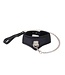 Adjustable PU Leather Dog Collar with 65cm Leash - Stylish & Durable