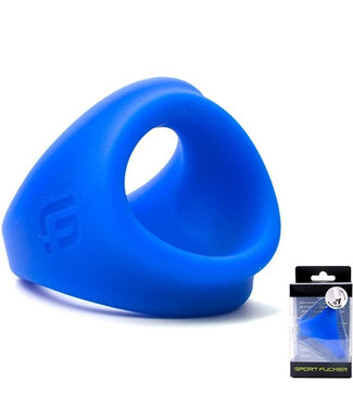 Sport Fucker Siliconen 2-in-1 Comfort Cockring Freeballer Blauw – Bodysafe & Duurzaam