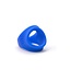 Sport Fucker Zelle Liquid Silicone Freeballer – Vielseitiger Cockring in Blau 2-in-1