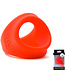 Sport Fucker Liquid Silicone Freeballer Red - Soft 2-in-1 Cock Ring for Comfort