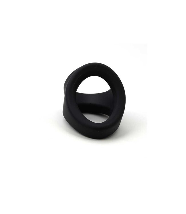 Sport Fucker Freeballer Siliconen 2-in-1 Cockring Zwart | Comfortabele Body-Safe Ring