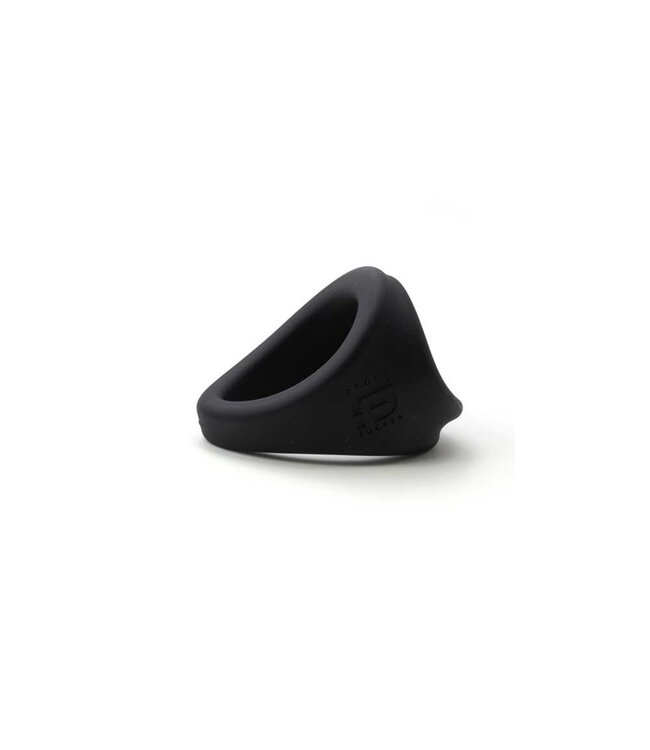 Sport Fucker Freeballer Siliconen 2-in-1 Cockring Zwart | Comfortabele Body-Safe Ring