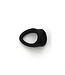 Sport Fucker Liquid Silicone Freeballer: 2-in-1 Comfortable Cock Ring - Black
