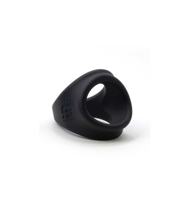Sport Fucker Vielseitiger 2-in-1-Cockring aus flüssigem Silikon – Schwarz, bequem und leicht zu reinigen