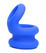 Sport Fucker Zelle Flexible Silikon Cockring & Ballstretcher – Komfort in Blau