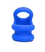 Sport Fucker Zelle Flexible Silikon Cockring & Ballstretcher – Komfort in Blau