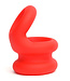 Sport Fucker Liquid Siliconen Comfort Cockring & Ballstretcher Rood | Sport Fucker
