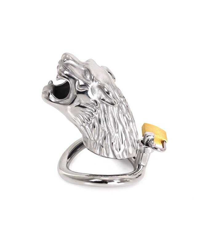 Kiotos Steel Lion's Den Chastity Cage - Strong Metal Cock Ring for Control and Excitement