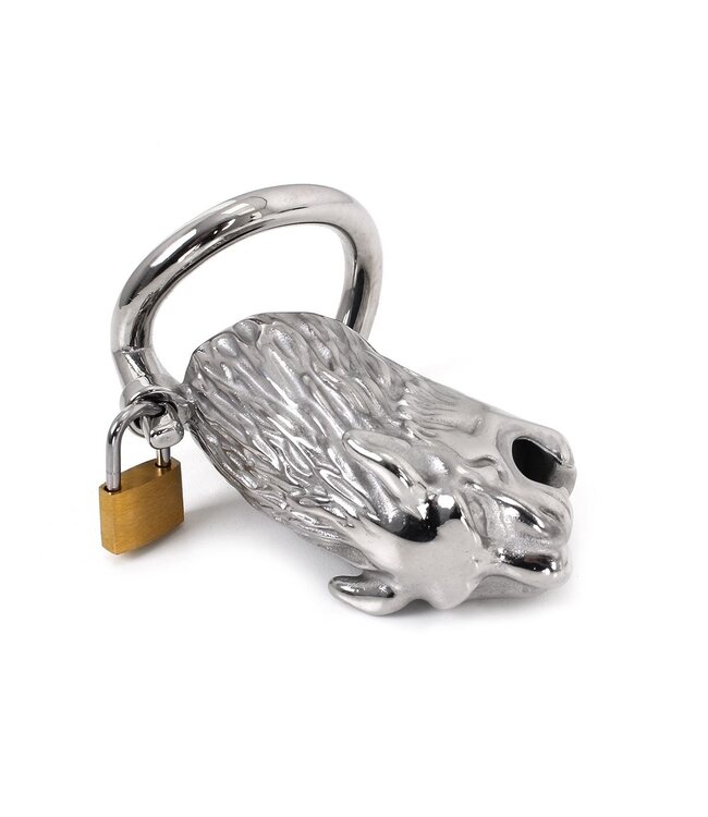 Kiotos Steel Metaal Cockring Kuisheidskooi Leeuw 45mm Met 35mm Opening Voor Controle