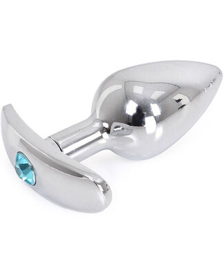 Kiotos Steel Aluminium Buttplug Met Juweel 7 cm | Ergonomisch Design & Veilig Gebruik