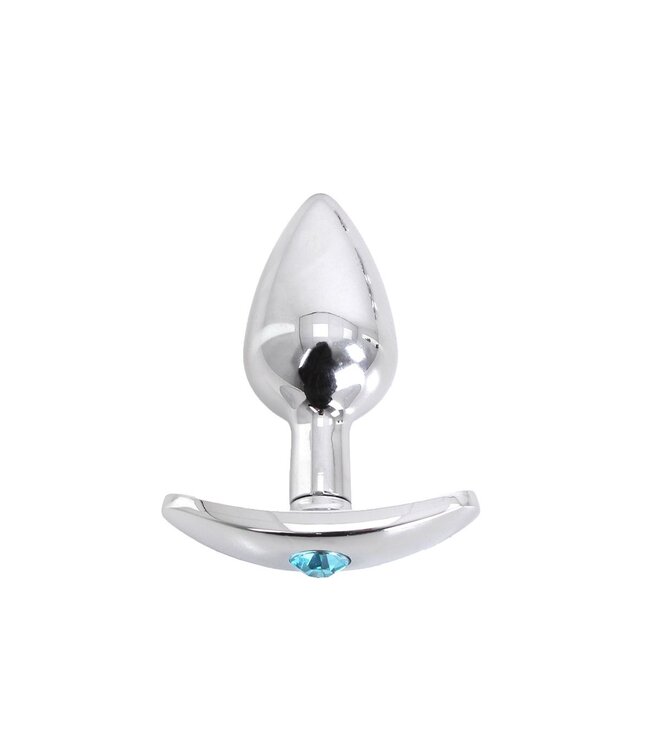 Kiotos Steel Aluminium Buttplug Met Juweel 7 cm | Ergonomisch Design & Veilig Gebruik