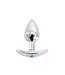 Kiotos Steel Aluminium Buttplug Met Juweel 7 cm | Ergonomisch Design & Veilig Gebruik
