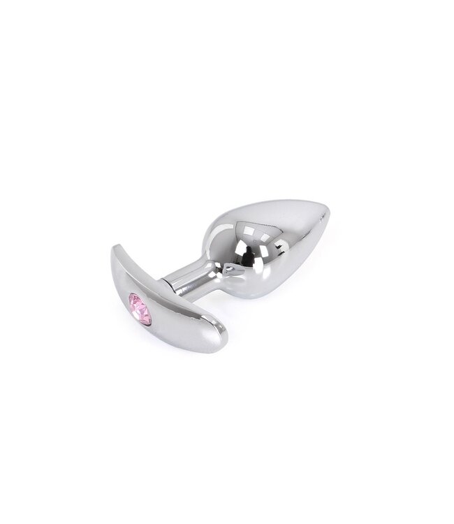 Kiotos Steel Aluminium Buttplug Met Juweel 7 cm | Ergonomisch Design & Veilig Gebruik