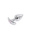 Kiotos Steel Elegant Aluminium Butt Plug with Gemstone - 7 cm, 5 Colors Available