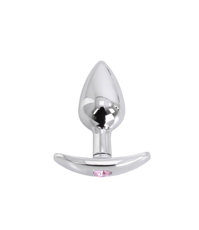 Kiotos Steel Aluminium Buttplug Met Juweel 7 cm | Ergonomisch Design & Veilig Gebruik