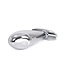 Kiotos Steel Aluminium Buttplug Met Juweel In Hoogglans RVS 10 cm Diameter 3 cm