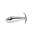 Kiotos Steel Elegant Steel Butt Plug with Gemstone - 10 cm High-Gloss Metal