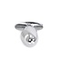 Kiotos Steel Elegant Steel Butt Plug with Gemstone - 10 cm High-Gloss Metal