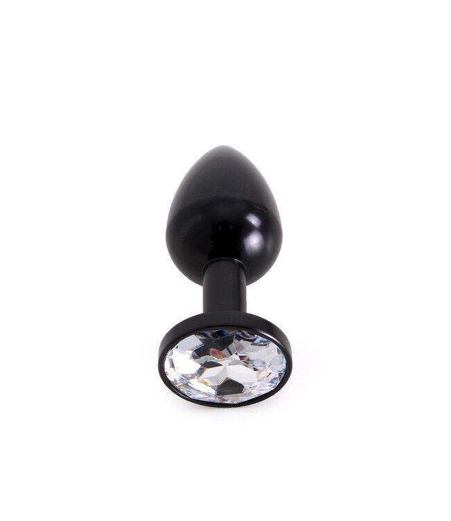 Kiotos Steel Aluminium Buttplug 7 cm Met Edelsteen Basis Van Kiotos Steel