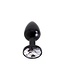 Kiotos Steel Elegant Aluminium Butt Plug 7 cm with Gemstone - High Quality, 4 Colors