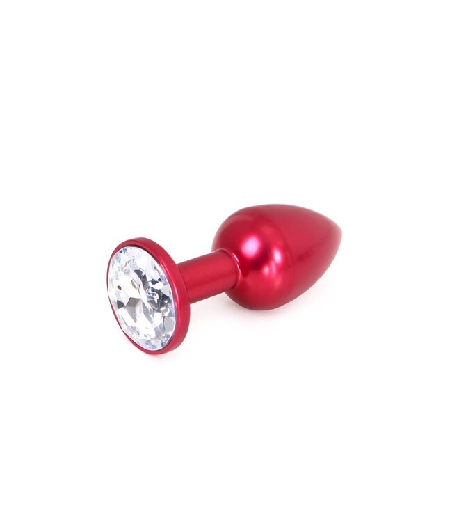 Kiotos Steel Aluminium Buttplug 7 cm Met Edelsteen Basis Van Kiotos Steel
