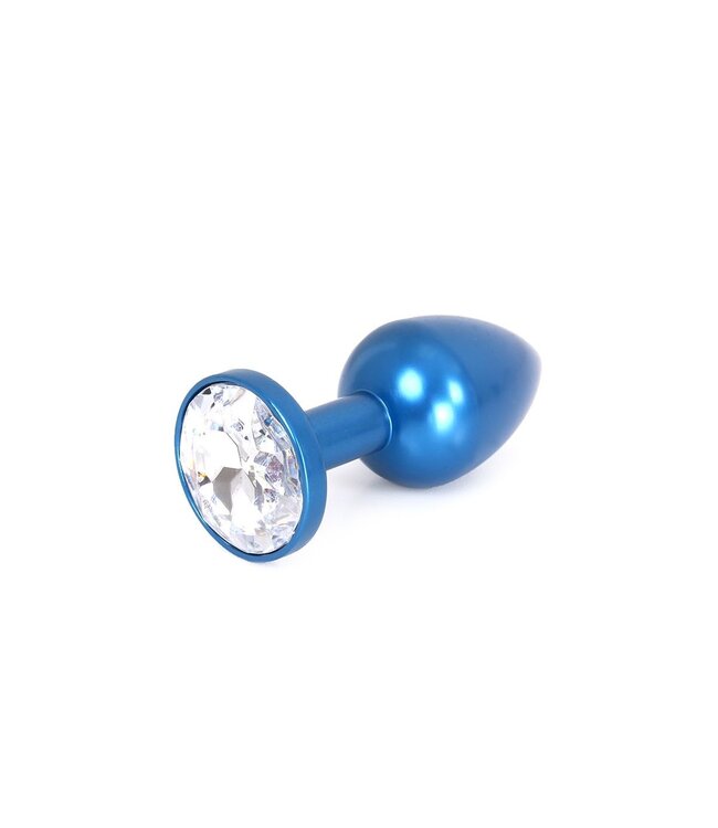 Kiotos Steel Aluminium Buttplug 7 cm Met Edelsteen Basis Van Kiotos Steel