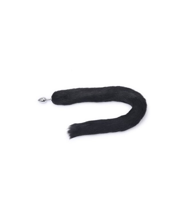 Fox Tail Buttplug Aluminium 83 cm Lange Met Vossenstaart Voor Beginners