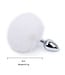 Kuscheliger 14 cm Buttplug mit Hasenschwanz – Verführerisches Kinky-Accessoire