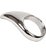 Kiotos Steel Stylish Stainless Steel Cock Ring with Prostate Massager – 3 Sizes