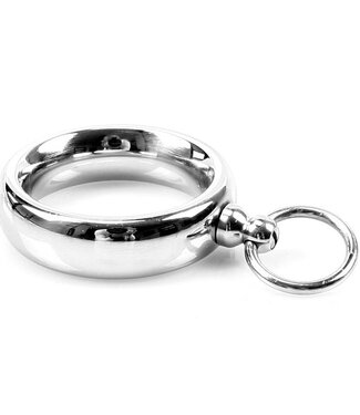 Kiotos Steel Kiotos Steel Roestvrijstalen Cockring Met Zijdelingse O-Ring Voor Verzwaarding