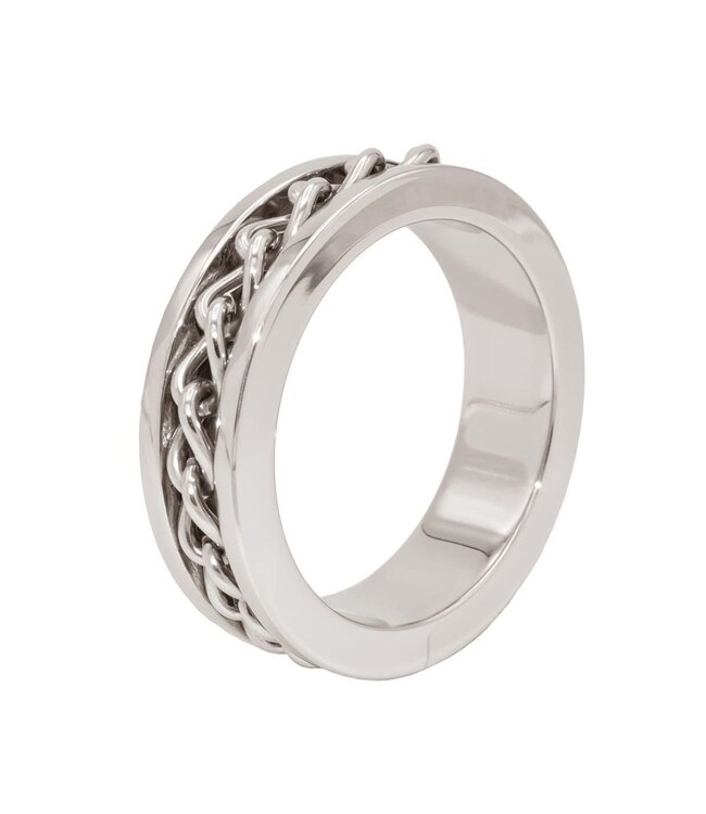Kiotos Steel Kiotos Steel Cock Ring with Chain Link | Stronger Erection & Durability
