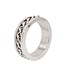 Kiotos Steel Robuster Stahlcockring mit Kettenglied für starke Erektionen 40-55 mm