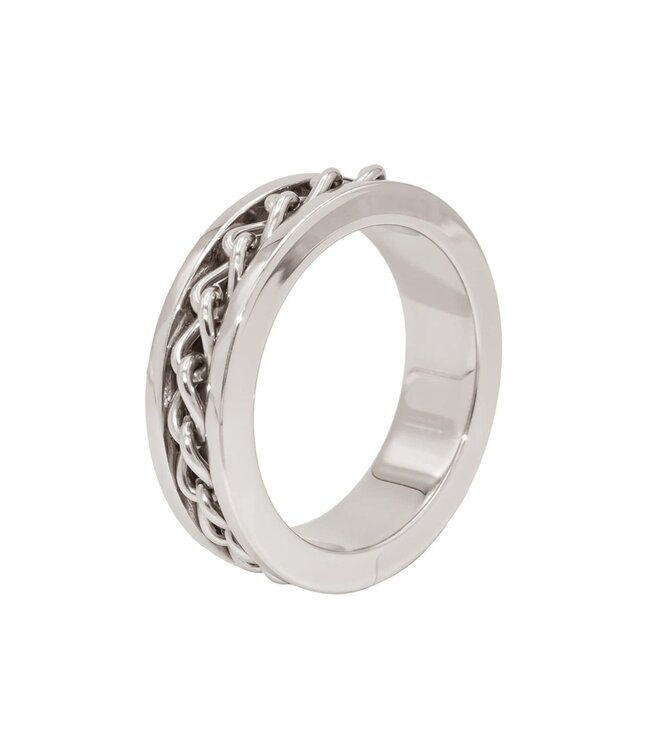 Kiotos Steel Kiotos Steel Cock Ring with Chain Link | Stronger Erection & Durability