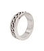 Kiotos Steel Robuster Stahlcockring mit Kettenglied für starke Erektionen 40-55 mm
