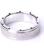 Kiotos Steel RVS Cockring Met Gripprofiel En Ventilatie In Diverse Maten