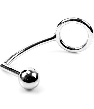 Kiotos Steel Verstellbarer Edelstahl-Cockring mit Analperle | Kiotos Anallock