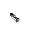 Kiotos Steel Kiotos Steel RVS Edelsteen Buttplug 25-29 mm | Duurzaam & Comfortabel