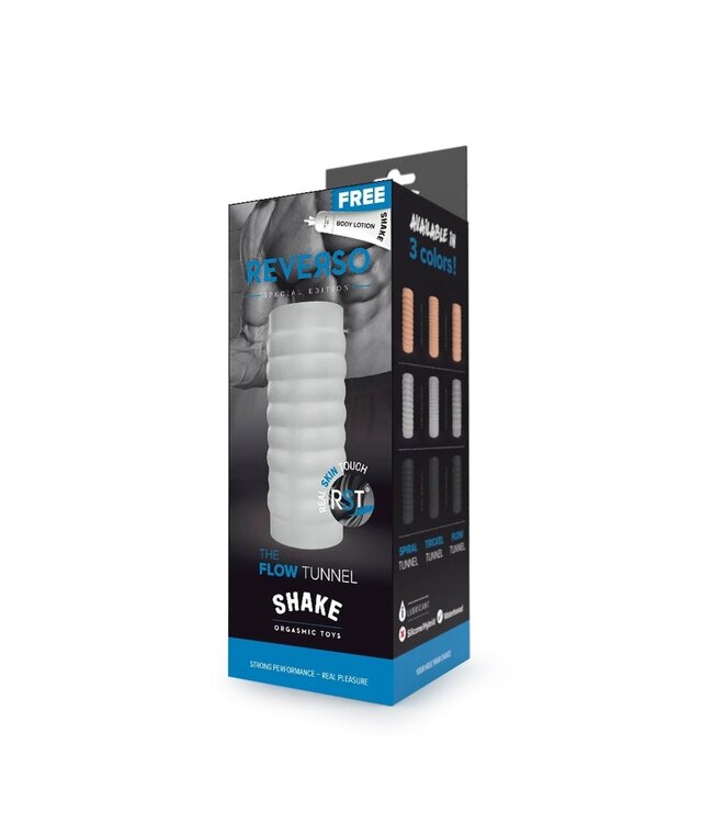 Orgasmic Toys Reversible Masturbator Met Tweezijdig Gebruik En Gratis Shake Body Lotion